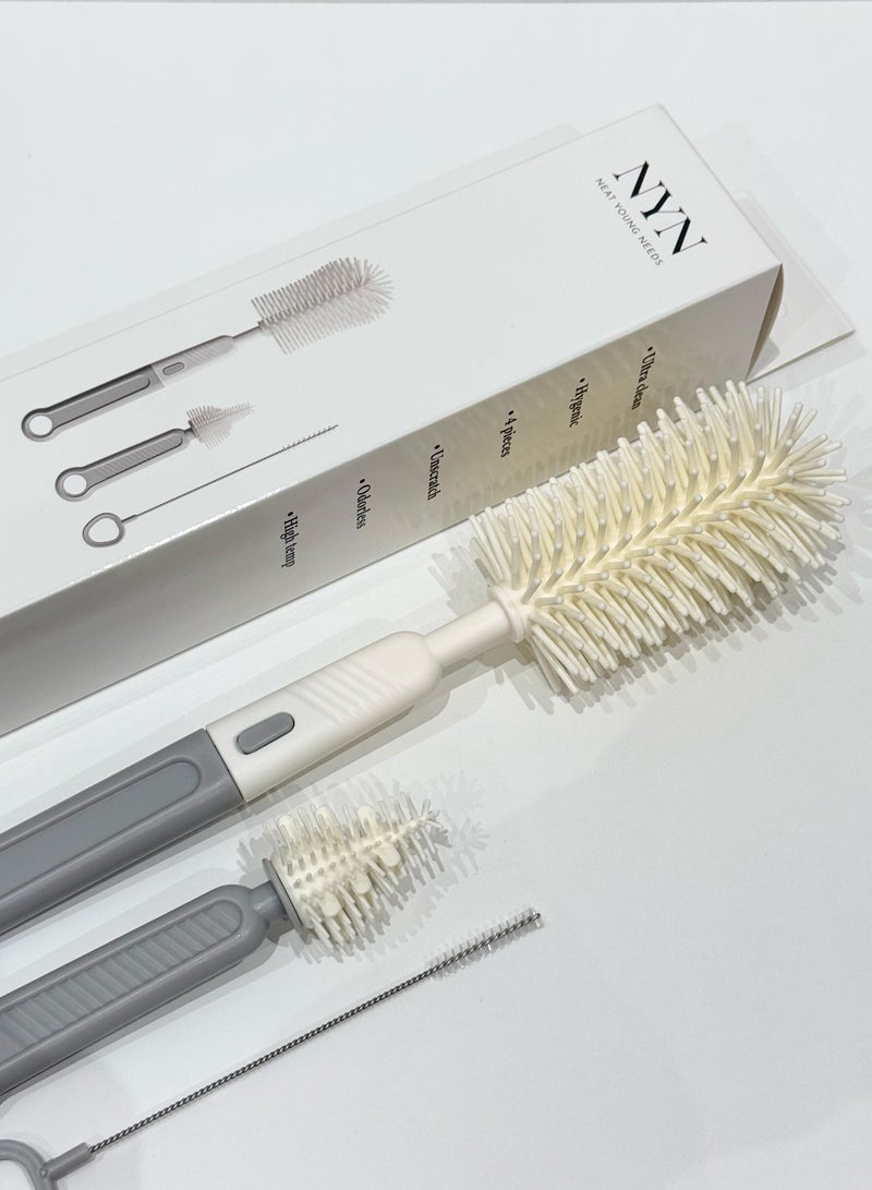 NEAT YOUNG NEEDS NYN Baby Bottle Silicone Brush Set - Image 4