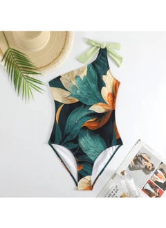 Y&D 2-Piece Women Swimsuit with Skirt Holiday Beach Dress Female Retro Swimwear Vintage Surf Wear Summer  - Image 3