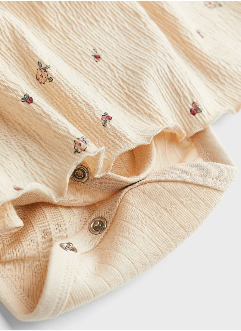 H&M Infant Printed Bodysuit Midi Dress
