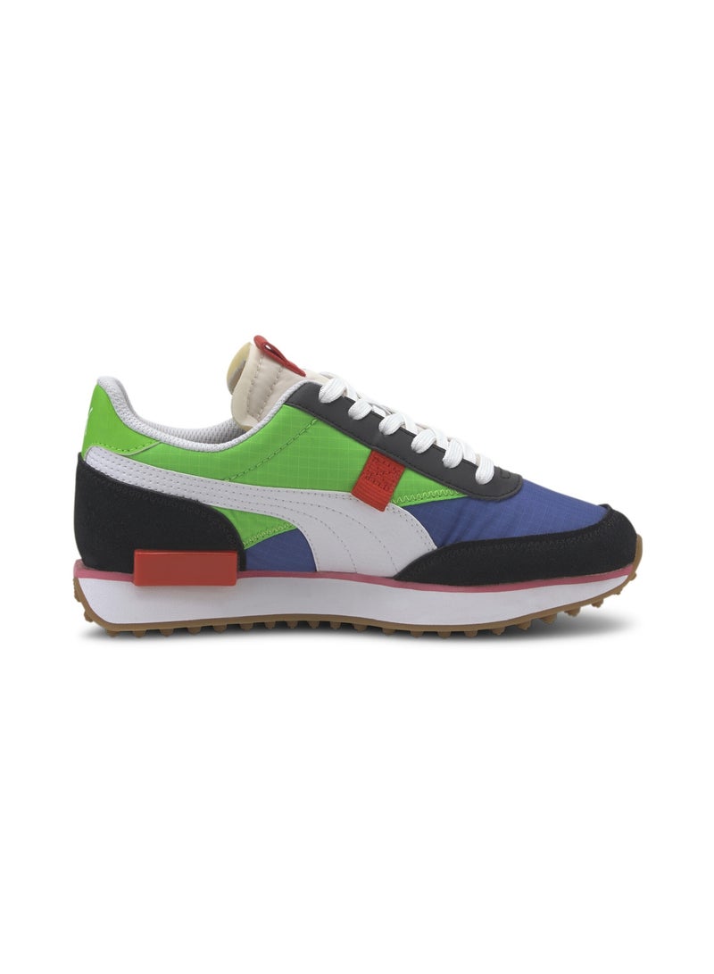 PUMA Future Rider Play On Youth Unisex Black Trainers  - Image 5