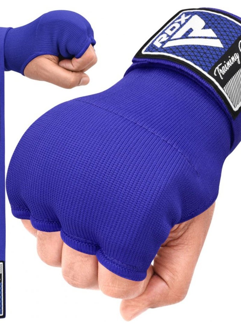 Rdx RDX Gel Boxing Hand Wraps Inner Gloves Men Women, Quick 75cm Long Wrist Straps, Elasticated Padded Fist Under Mitts Protection, Muay Thai MMA Kickboxing Martial Arts Punching Training Bandages - Image 1