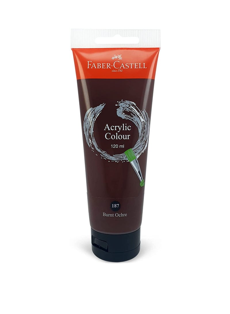 فابير كاستل طلاء أكريليك ملون من فابر كاستل 120 مل أنبوب مغرة - Image 1