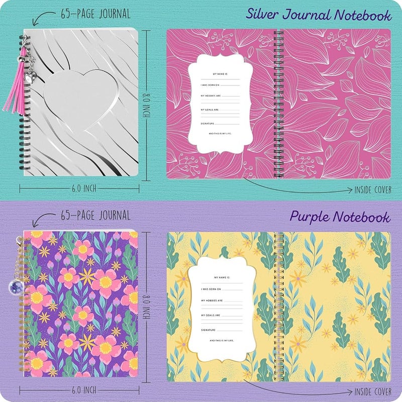 ONE TO FOUR DIY Journal Kit for Girls, Scrapbook and Stationary Set, Gifts for Girls - Image 5