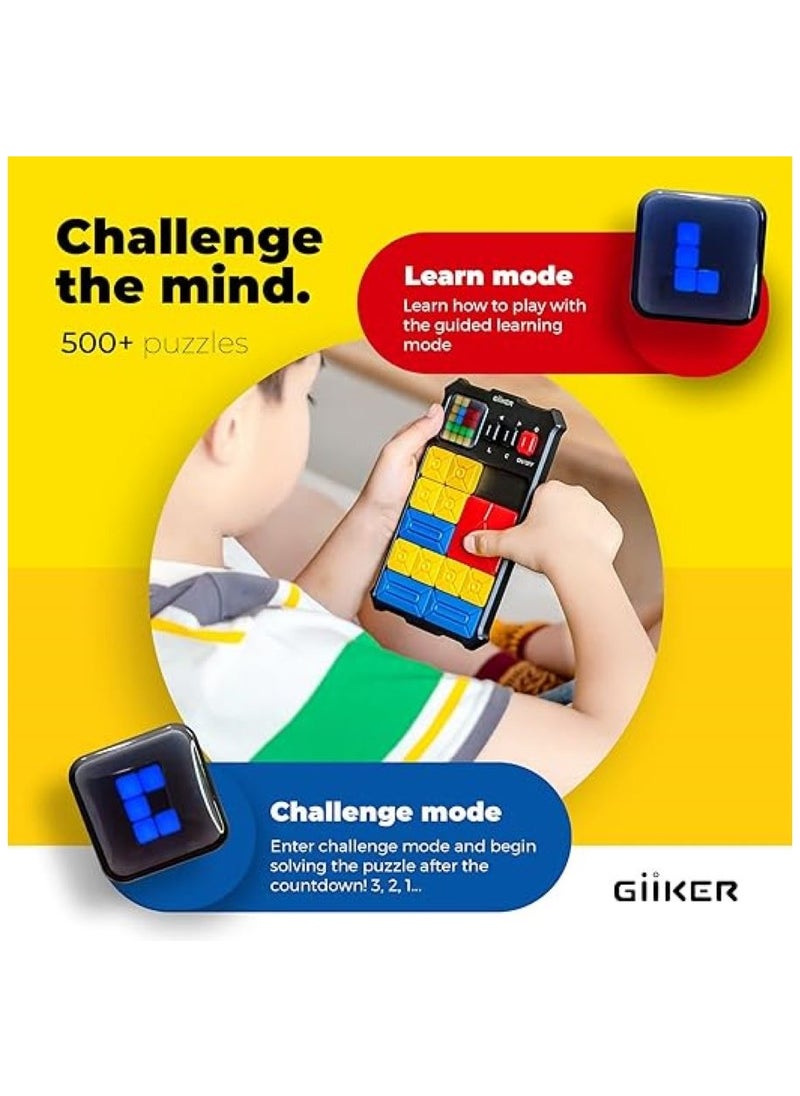 Giiker - GiiKER Super Slide Brain Games International Version,500+Level IQ Puzzles,Handheld games Educational Toys,Perfect For Relaxing Stress Relief,Leisure Travel Fun Toys, A Gift For Kids At All Ages. - Image 1