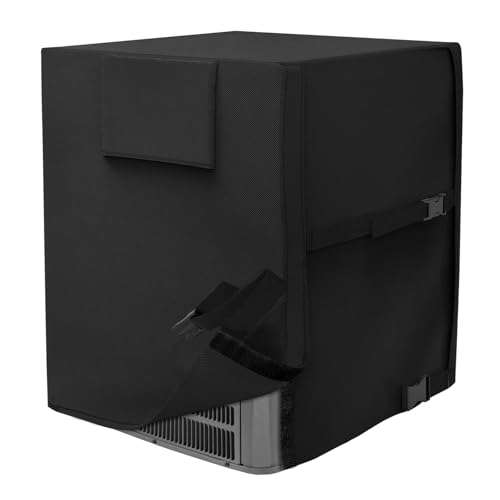 AKEfit Air Conditioner Cover for Outside Heavy Duty Waterproof AC Defender with Durable Oxford Fabric Veranda AC Protector Black 30Wx30Dx32H - Image 1
