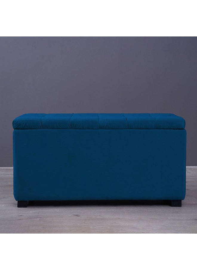 Pan Home Emirates Gigastorage Bench-Velvet~Blue  - Image 4