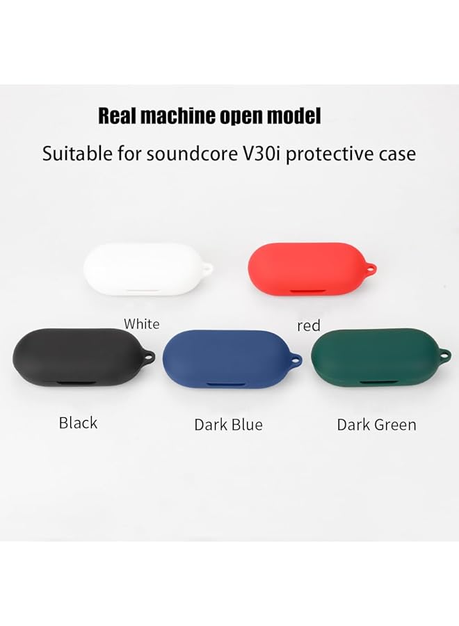 erorex Silicone Case Compatible With Soundcore V30I Protective Cover For Headphones Blue - Image 4