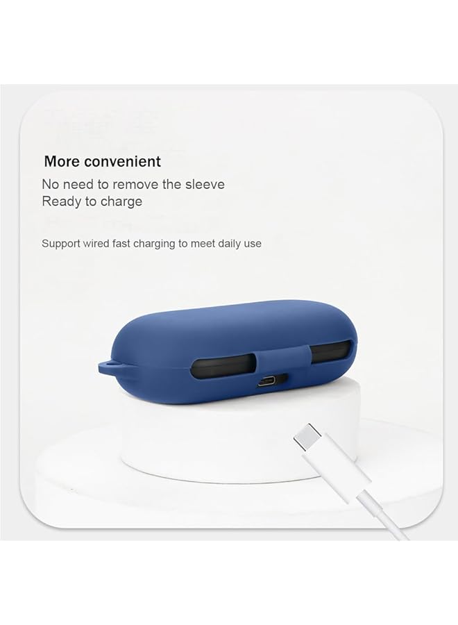 erorex Silicone Case Compatible With Soundcore V30I Protective Cover For Headphones Blue - Image 3