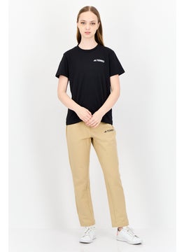 Adidas Adidas X Terrex Women Sportswear Fir Short Sleeve Outdoor Tops, Black  - Image 4