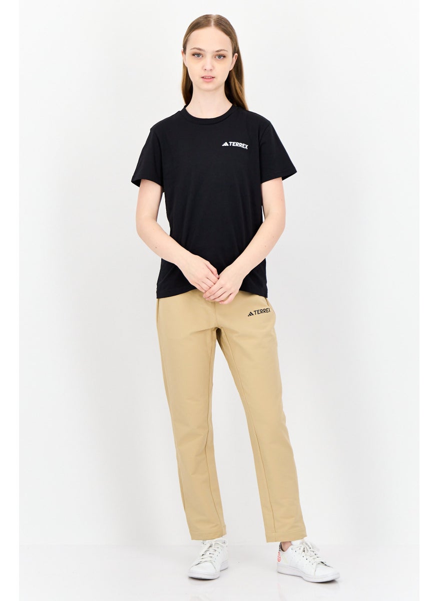Adidas - Adidas X Terrex Women Sportswear Fir Short Sleeve Outdoor Tops, Black - Image 1