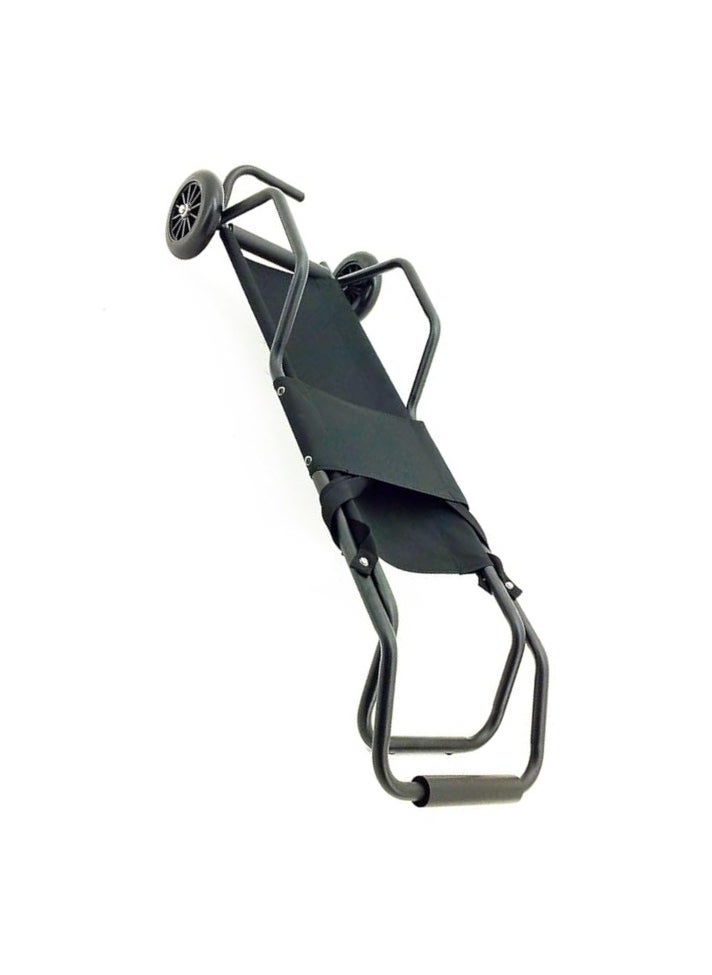 Foldable Wheeled Massage Universal Cart for Massage Table Cart Lightweight Folding Travel Skate with Rubber Wheels & sturdy strap securely Fit all Table Sizes