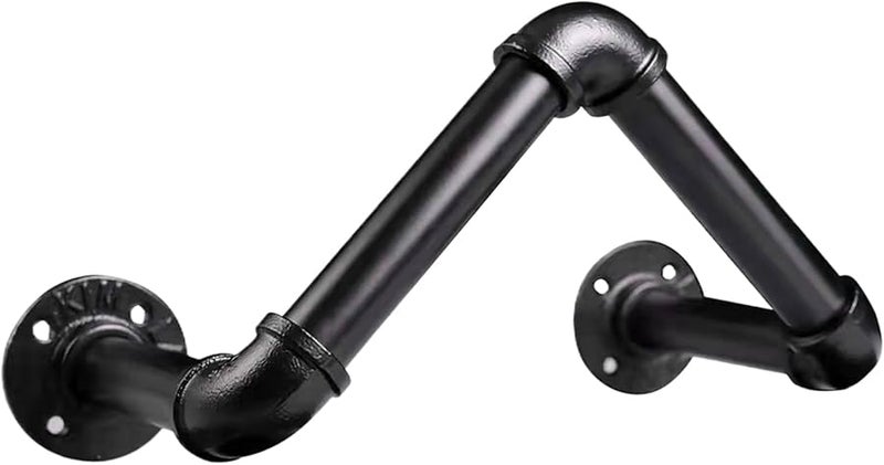 حامل خرطوم معدني ثقيل للتركيب على الحائط، حامل كبير لخرطوم المياه للحديقة والمرآب - Image 2