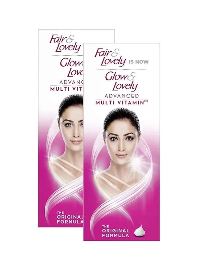 Fair & Lovely Glow & Lovely Advanced Multivitamin Serum Cream, Pack Of 2 