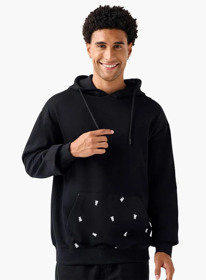 سبلاش فيڤ هودي رجالي مطبوع واسع