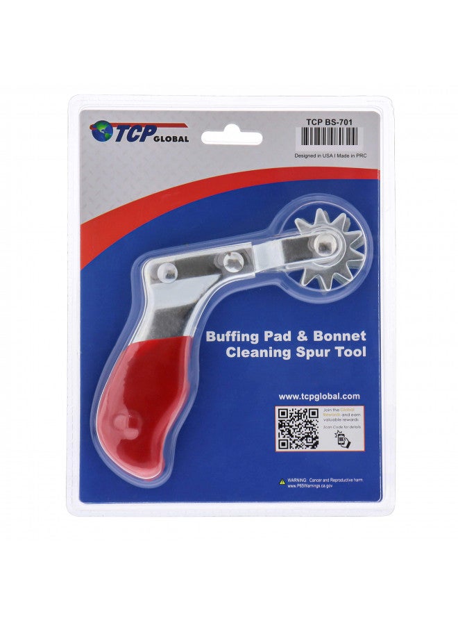 TCP Global TCP Global Polishing and Buffing Pad Cleaning Spur Tool for Revitalizing Polisher Compound Pads and Bonnets  - Image 1