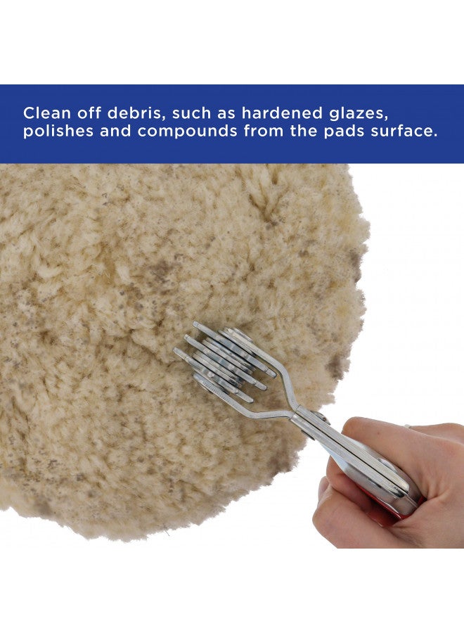TCP Global TCP Global Polishing and Buffing Pad Cleaning Spur Tool for Revitalizing Polisher Compound Pads and Bonnets  - Image 4