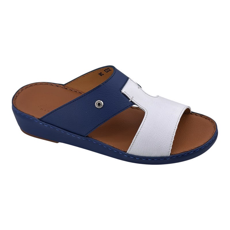 AET A E T Handmade Arabic Sandals For Men | Outdoor Mens Slippers | Genuine PU Leather With Buckle - Image 1