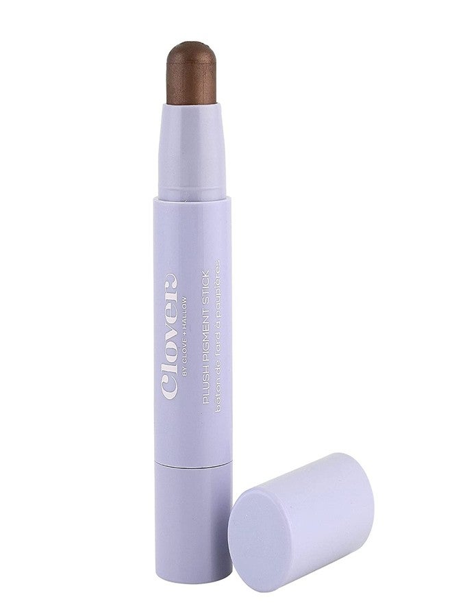 Clover Plush Pigment Cream Eyeshadow Stick | Creamy Texture, Long Lasting Eye Makeup, Less Smudge, Shimmery Eyeshadow | Cruelty-Free & Vegan Eye Makeup | Shade - Revolution - Image 1