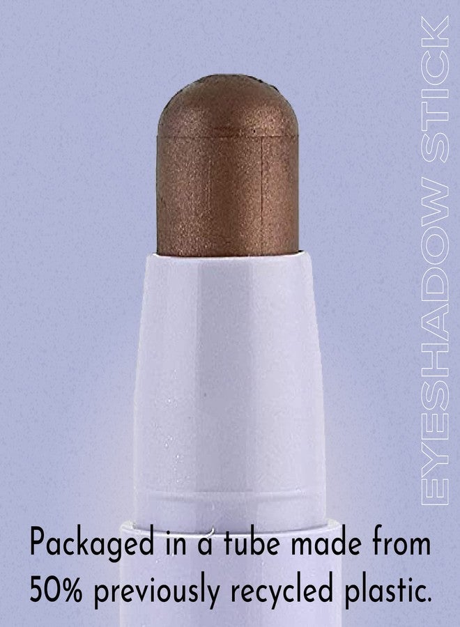 Clover Plush Pigment Cream Eyeshadow Stick | Creamy Texture, Long Lasting Eye Makeup, Less Smudge, Shimmery Eyeshadow | Cruelty-Free & Vegan Eye Makeup | Shade - Revolution - Image 2