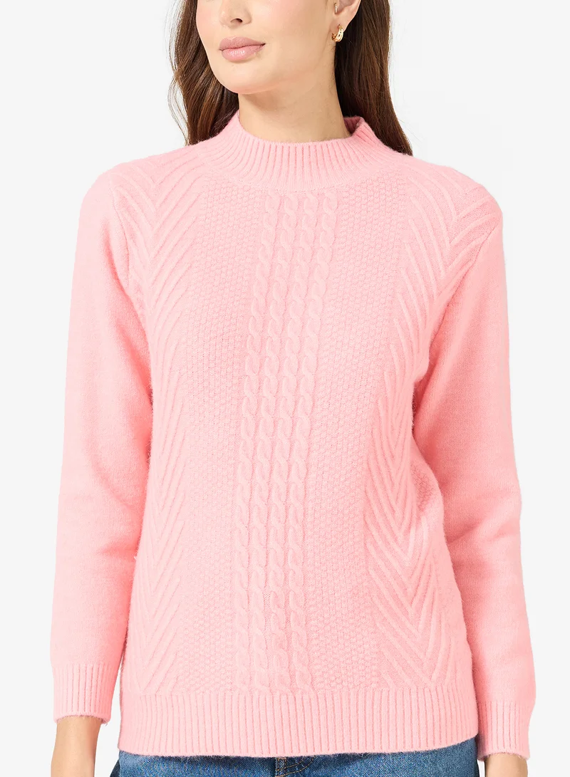 ايلا كنزة محبوكة بالكابل