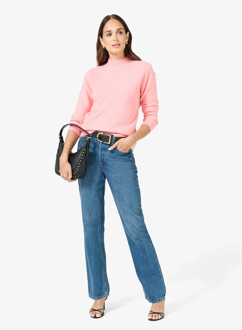 ايلا كنزة محبوكة بالكابل