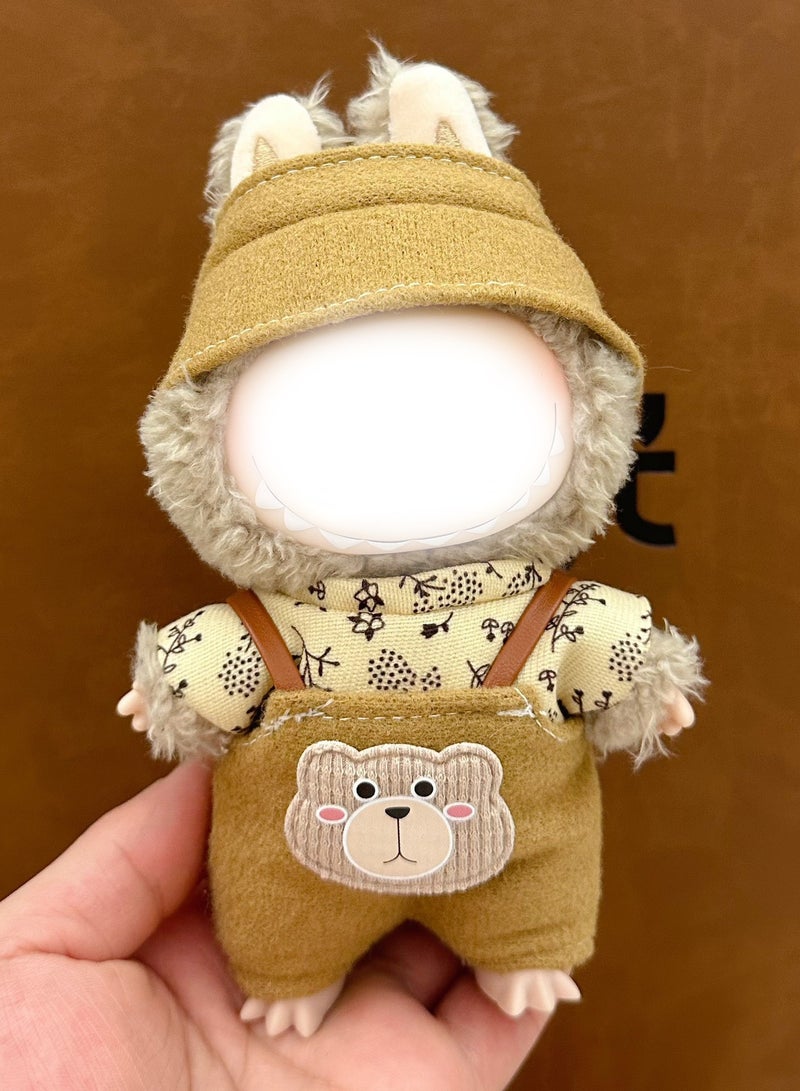 ملابس لابوبو - طقم لابوبو، مجموعة أنيقة لدمى لابوبو، ملابس دمى بطول 17 سم مناسبة لملحقات دمى لابوبو