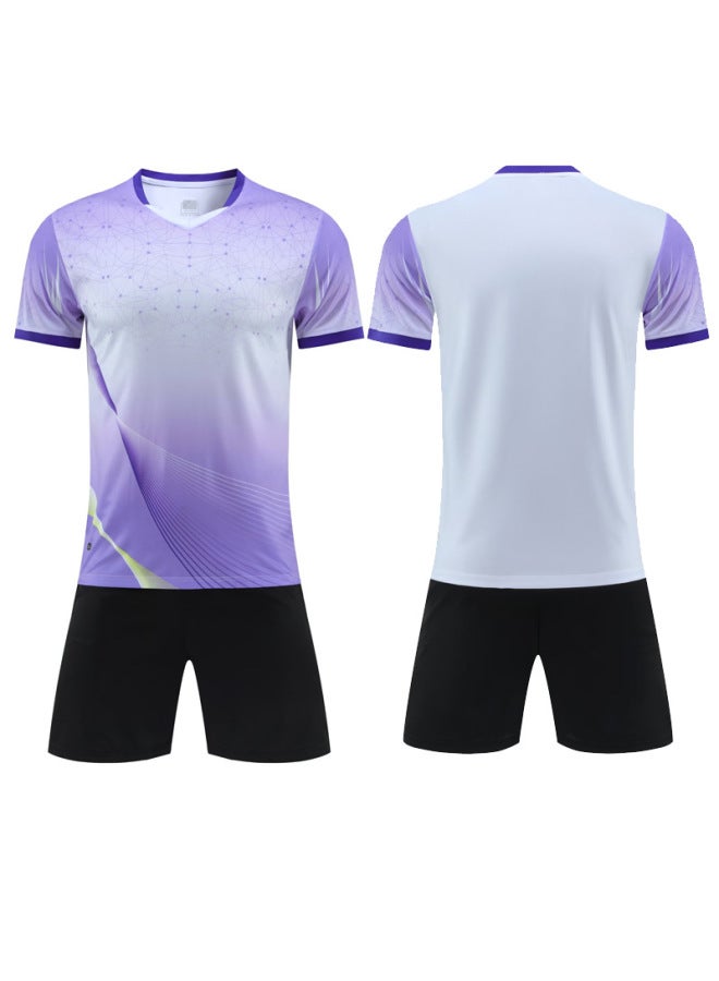 2025 Children's Soccer Jersey Men's Team Training Short Sleeve with Bilateral Pocket