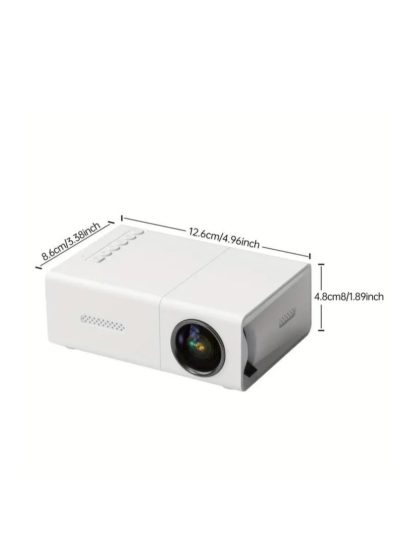 غاز جهاز العرض الصغير M100 مايكرو ميني بروجيكتور LED منزلي محمول ثلاثي الأبعاد عالي الدقة  - Image 5