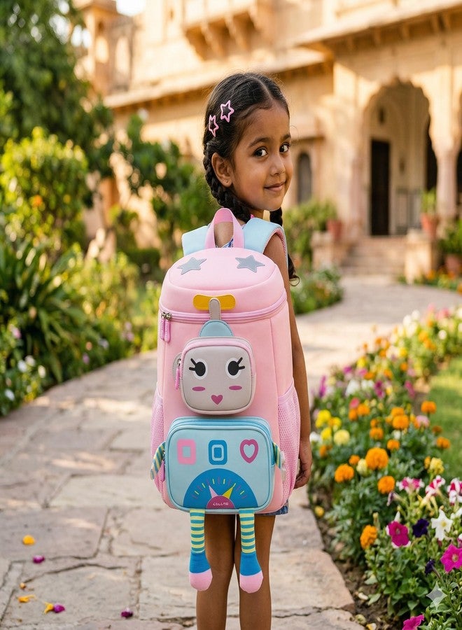 SAEKOS Kids School Bag for Preschool | Durable Water-Resistant Backpack for Toddlers Ages 2-5 | Fits A4 Books | Water Bottle Pocket | Comfortable Straps | School Bag for Boys and Girls - Image 5