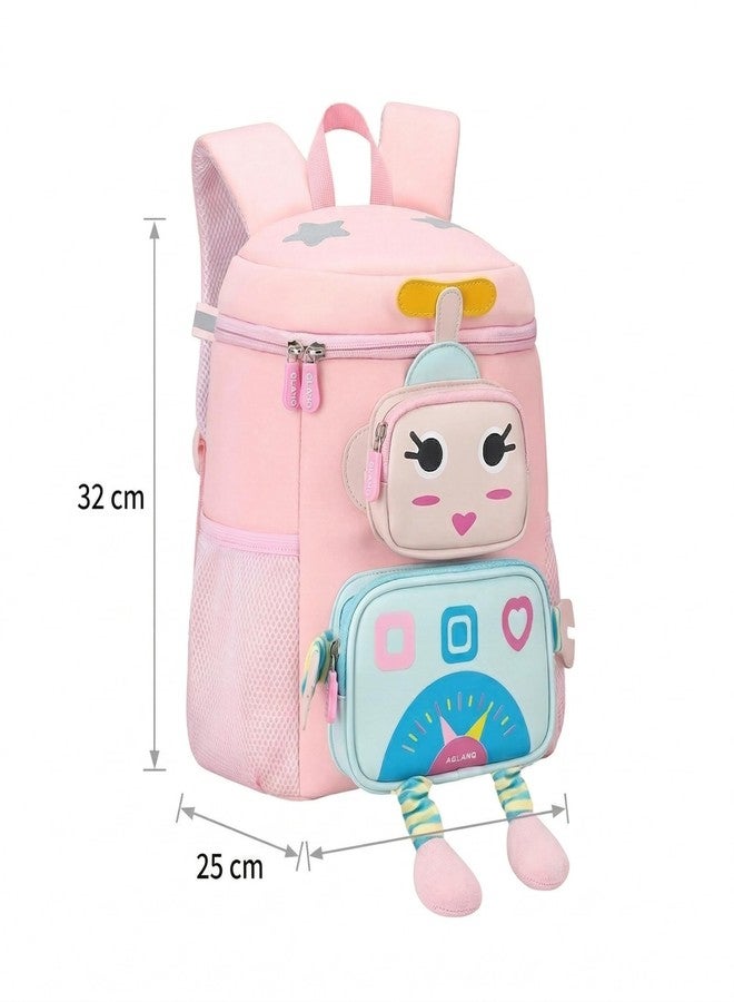SAEKOS Kids School Bag for Preschool | Durable Water-Resistant Backpack for Toddlers Ages 2-5 | Fits A4 Books | Water Bottle Pocket | Comfortable Straps | School Bag for Boys and Girls - Image 2