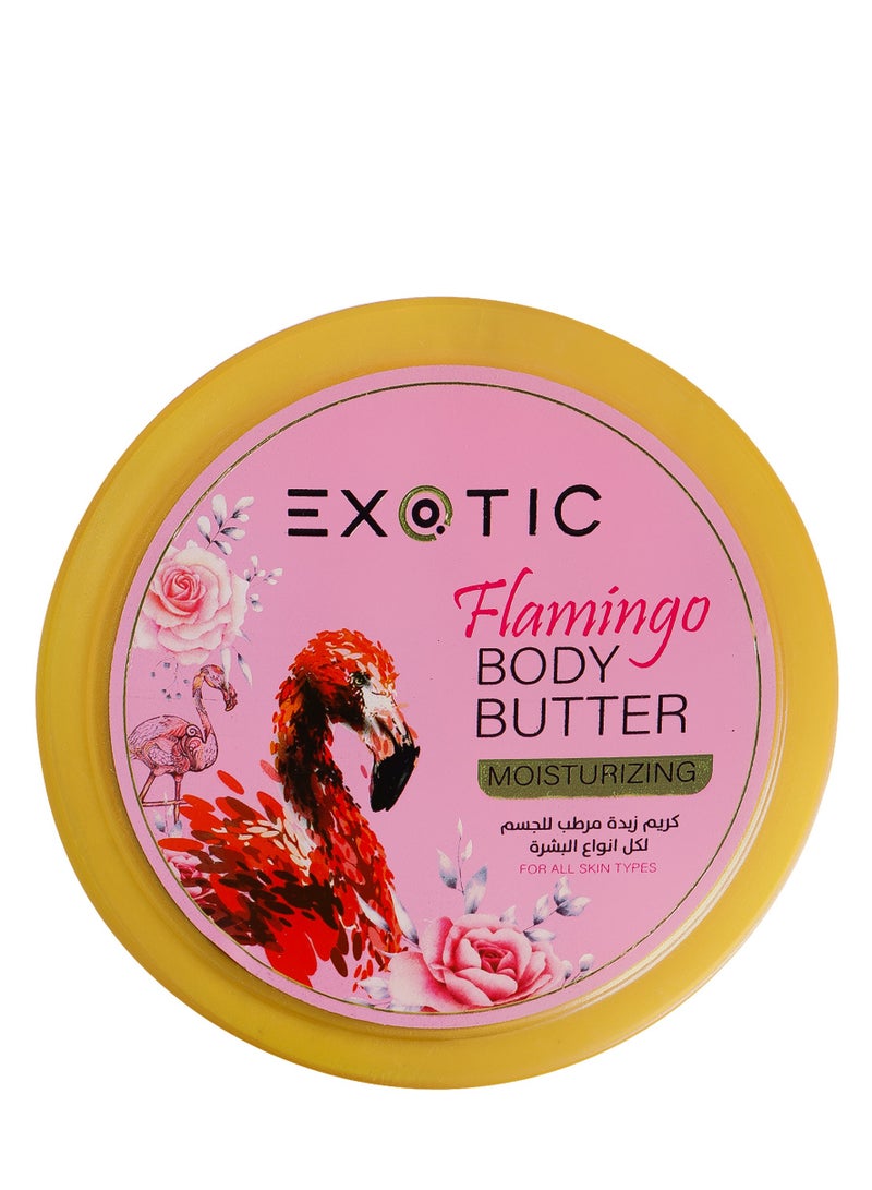 إكزوتك ايكزوتيك فلامينغو كريم زبدة مرطب للجسم لكل أنواع البشرة - 200 مل - Image 1