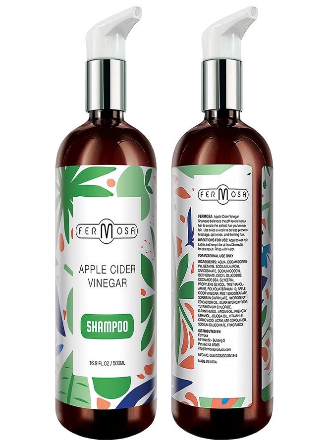 FERMOSA Shampoo - Clarifying & Nourishing, Hydrating and Cleansing, Reduces Itchy Scalp & Frizz, Anti Dandruff, Sulfate Free 16.9oz… (Apple Cider) - Image 3