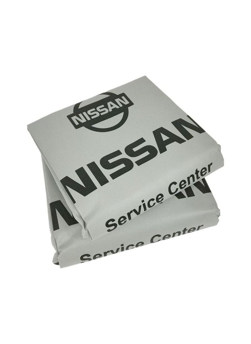 Nissan Universal Car Seat Dust Dirt Protection Cover, Extra Protection For Your Seat 2 Pcs Set, Car Seat Cover grey  - Image 3