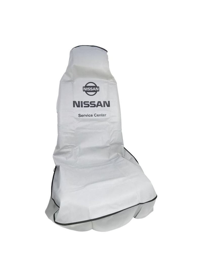 Nissan Universal Car Seat Dust Dirt Protection Cover, Extra Protection For Your Seat 2 Pcs Set, Car Seat Cover grey  - Image 2