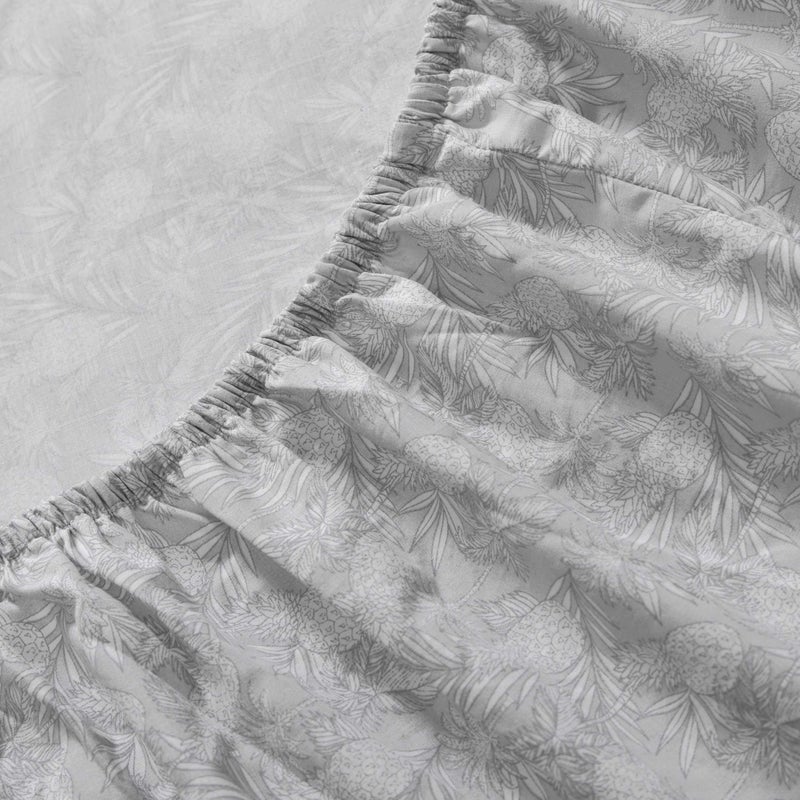 TOMMY Bahama Tommy Bahama - Sheet Set  Breathable Percale Cotton Bedding  200 Thread Count  Tropical Bedding Set (Pineapple Venture Rock  Queen) - Image 4