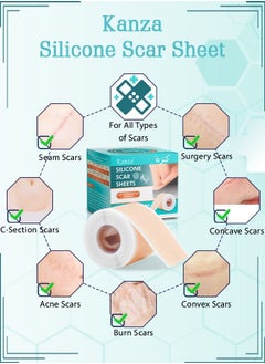 Medical Grade Silicone Scar Sheets Roll 3.8m Tape Keloid C-Section Surgical Scars Removal Treatment Silicon Gel Cream Patch Bandage Removes Abs Tuck Surgery Scars (4cm x 3.8m) - pzsku/Z8D2E95C64B2C7C6A64CDZ/45/_/1690355629/d5e8b0d5-bc2a-4a94-9ef7-e6af46f91e94