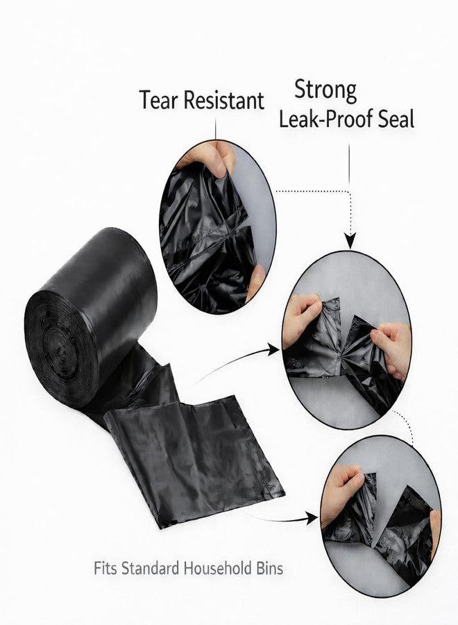 DHARMINSON DHARMISON Garbage Bags Medium Size 19 x 21 Inches – Pack of 30 Black Disposable Dustbin Bags for Home, Kitchen & Office Use, Strong & Leak Resistant Waste Bags - Image 5
