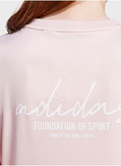 Adidas Signature Graphic Print T-Shirt  - Image 4