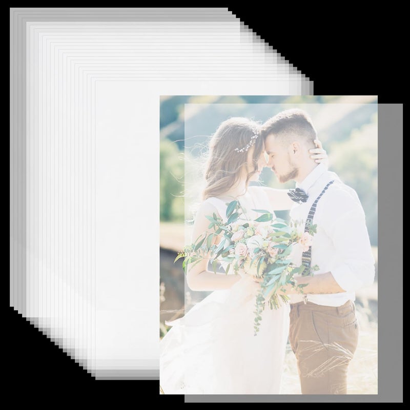 Benvo Vellum Paper Sheets 150-Pack, Printable & Traceable for Elegant Wedding Invitations, Photo Overlays, DIY Party Invites & Crafts Drawing(Translucent, 5 x 7 Inch) - Image 1