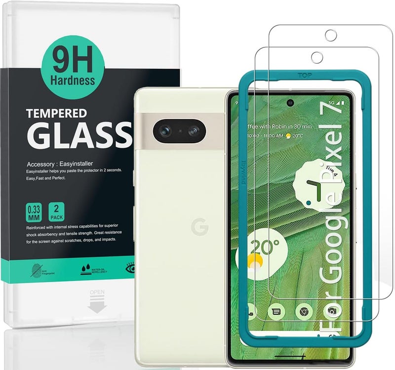 Ibywind For Google Pixel 7 5G Screen Protector 6.3",2 Pack 9H Hardness Tempered Glass,Easy to install - Image 1