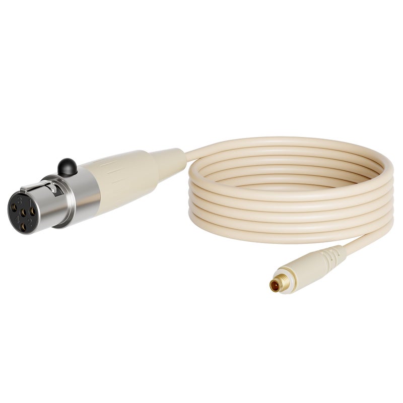 JK J K Mini XLR TA4F Detachable Cable for JK MIC-J 071S Headset Headworn Microphone - Image 1