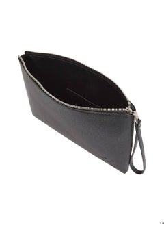 Calvin Klein Jeans Men's Sculpted Mini Pouch - Faux Leather, Black  - Image 3