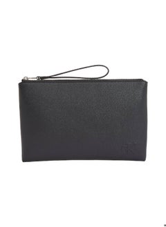 Calvin Klein Jeans Men's Sculpted Mini Pouch - Faux Leather, Black  - Image 1