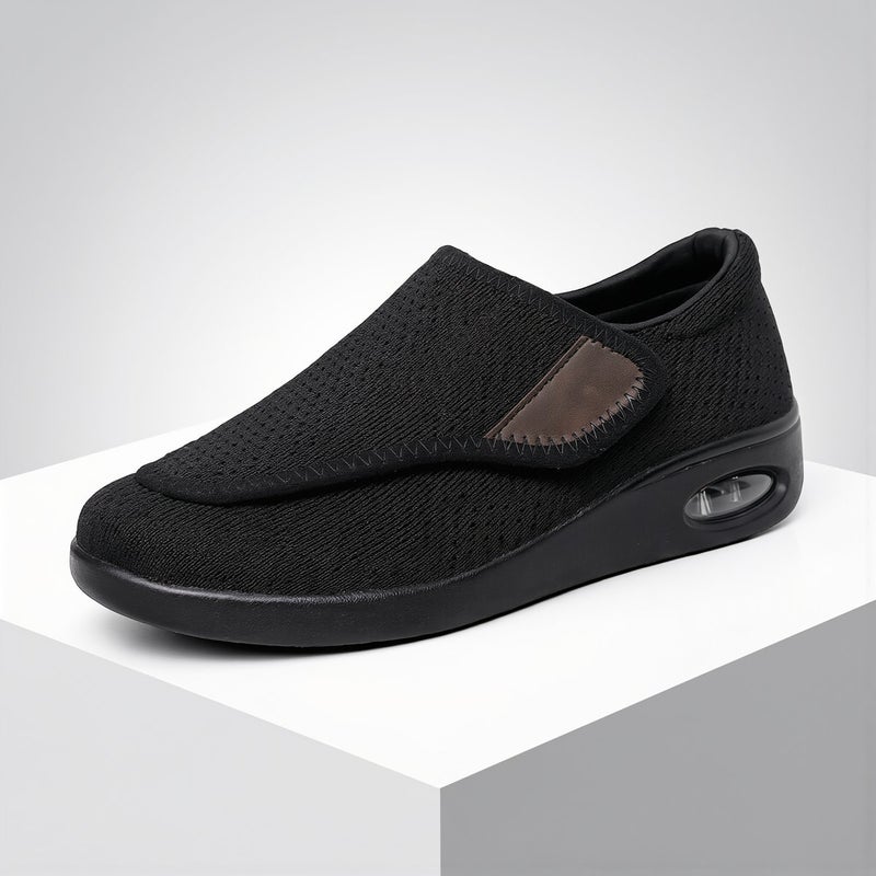 Wide Swollen Feet Friendly Shoes Adjustable Strap Gray 38 - Image 4