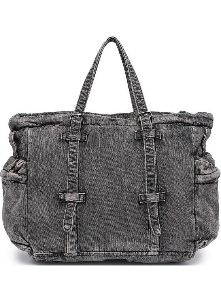 Barcelona - Denim Jeans Fabric Shoulder Women's Bag 3216 - Image 1