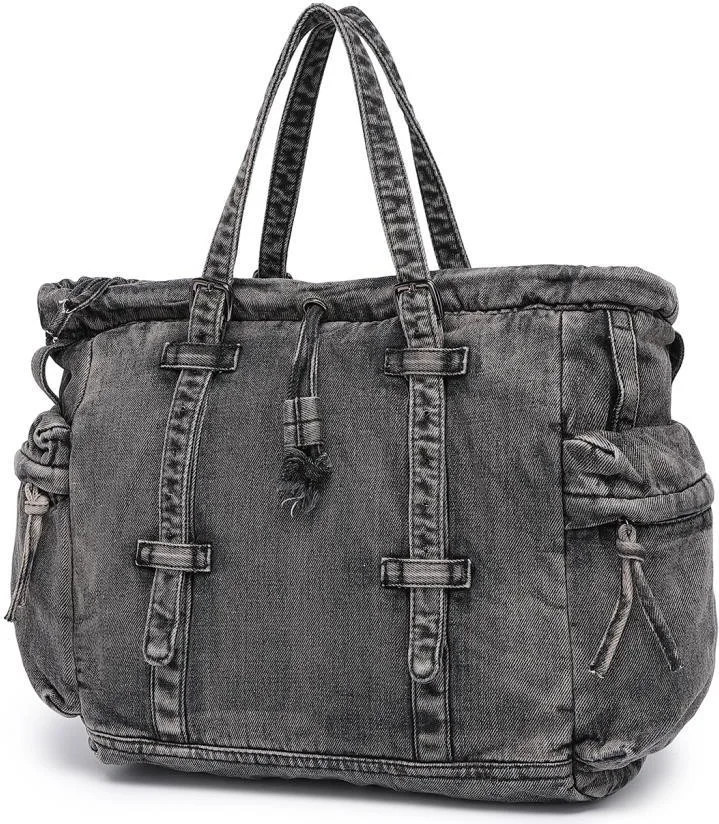 Barcelona Denim Jeans Fabric Shoulder Women's Bag 3216
