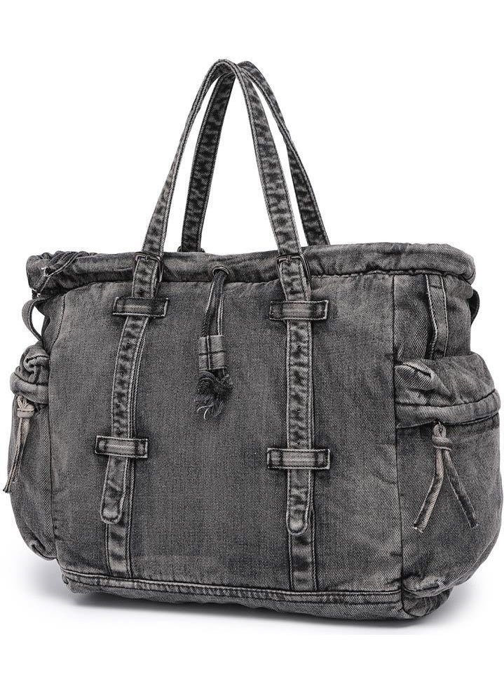 Barcelona - Denim Jeans Fabric Shoulder Women's Bag 3216 - Image 1