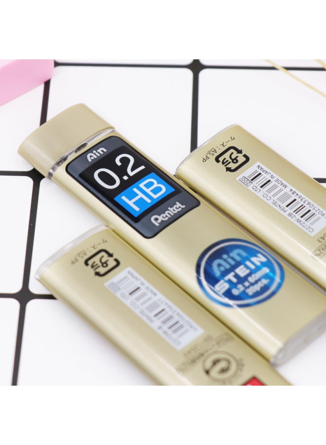 Pentel 0.2Mm Mechanical Pencil Lead, Break-Resistant, Smooth, Clear, C272W Hb/2 Tubes (40 Pieces In Total) - Image 4