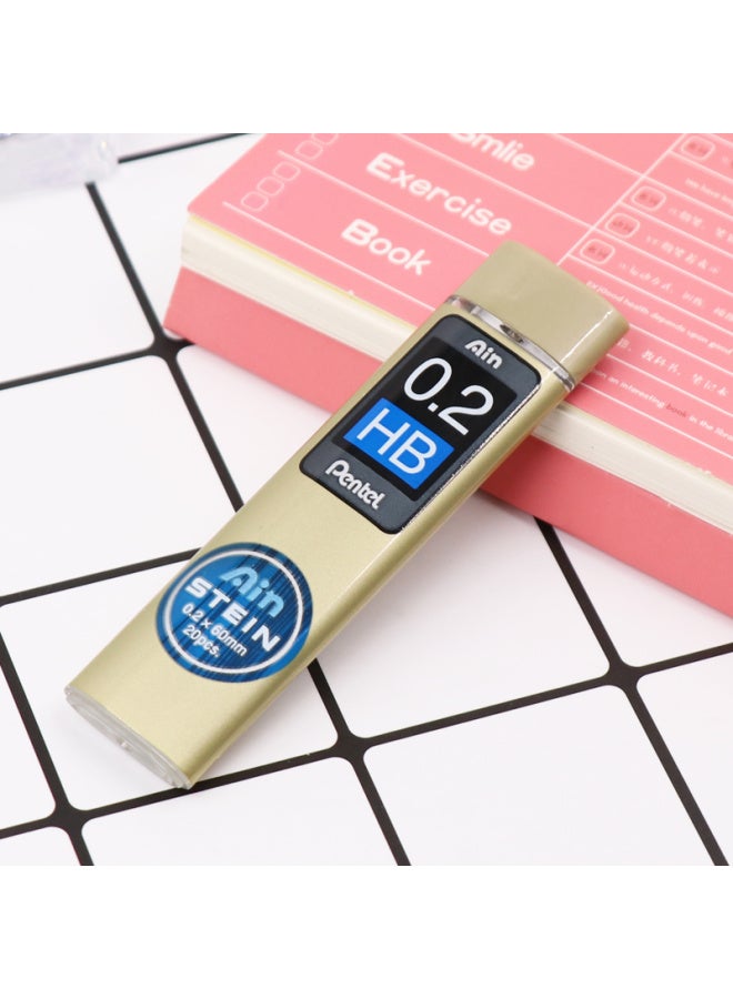 Pentel 0.2Mm Mechanical Pencil Lead, Break-Resistant, Smooth, Clear, C272W Hb/2 Tubes (40 Pieces In Total) - Image 2