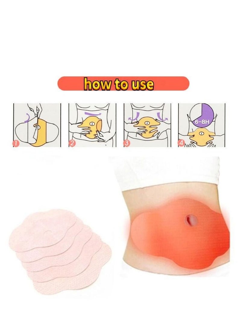 MYMI 5 Pieces Lazy Belly Stickers Trendy Vibrant Belly Slimming Set - Image 1